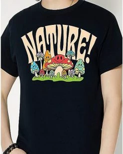 Promo 💯 Nature Mushroom T 👚 Shirt 🎁 -EASY Come EASY GO-shop 03862562 b