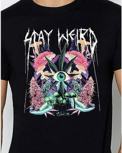Brand new 🛒 Stay Weird Collage T 👕 Shirt 🎉 -EASY Come EASY GO-shop 03862620 b