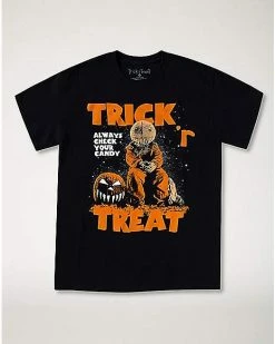 New 🌟 Always Check Your 🍬 Candy Trick 'r Treat T 👕 Shirt 🎉