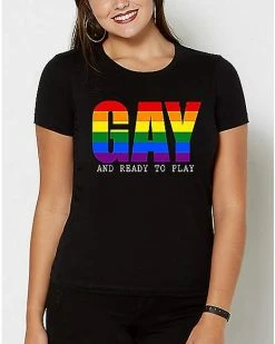 Discount 🎉 Gay and Ready To Play T 👚 Shirt 👍 -EASY Come EASY GO-shop 03878808 e