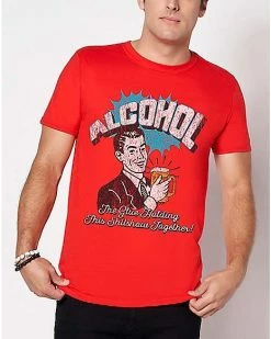 Best Sale 🎉 Alcohol the Glue T 👕 Shirt 🥰