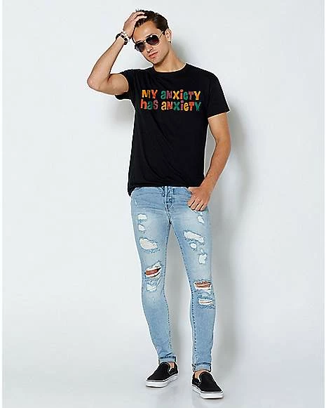 Best Sale β¨ My Anxiety Has Anxiety T π Shirt π 5 Best Sale β¨ My Anxiety Has Anxiety T π Shirt π - Image 3