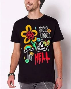 Best Sale 😉 See You in Hell T 👚 Shirt 🔔 -EASY Come EASY GO-shop 03895836 e