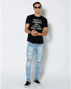 Outlet 👏 Terrible Idea T 👚 Shirt ✨ -EASY Come EASY GO-shop 03907854 c