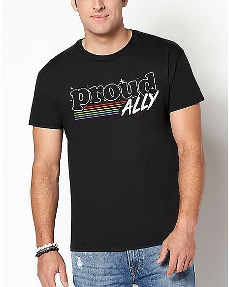 Budget 😍 LGBTQ+ Pride Ally T 👕 Shirt 🎉 3 Budget 😍 LGBTQ+ Pride Ally T 👕 Shirt 🎉
