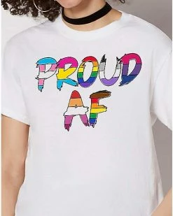 Discount ❤️ Proud AF Pride T 👕 Shirt 👏 -EASY Come EASY GO-shop 03908704 b