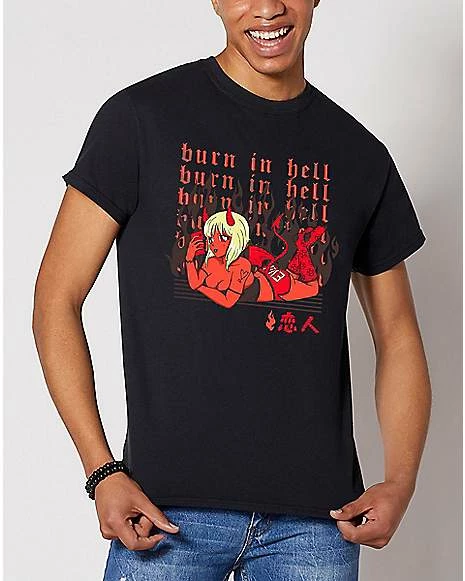Hot Sale 🤩 Burn In Hell T 👕 Shirt 🌟 3 Hot Sale 🤩 Burn In Hell T 👕 Shirt 🌟
