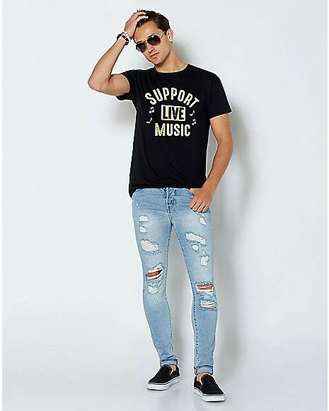 Outlet โจ Support Live Music T ๐ Shirt โ๏ธ 5 Outlet โจ Support Live Music T ๐ Shirt โ๏ธ - Image 3