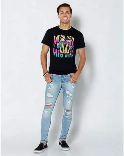 Coupon 💯 Mushroom Wish You Were Weird T 👕 Shirt ✨ -EASY Come EASY GO-shop 03911591 c