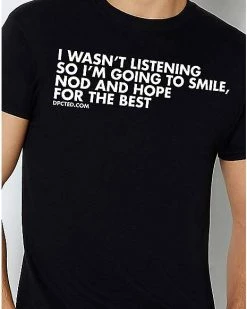 Hot Sale 🎁 Not Listening T 👕 Shirt - DPCTED 🔥 -EASY Come EASY GO-shop 03922598 b