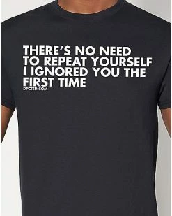 Coupon 🛒 Stop Repeating Yourself T 👕 Shirt - DPCTED 🔔 -EASY Come EASY GO-shop 03922630 b