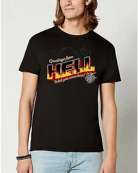 Discount ๐ Greetings From Hell T ๐ Shirt - Opippi ๐ฅฐ 3 Discount ๐ Greetings From Hell T ๐ Shirt - Opippi ๐ฅฐ