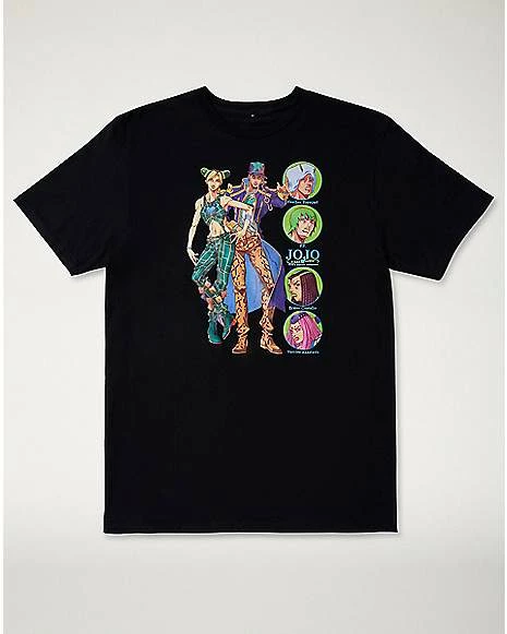 Deals โค๏ธ Stone Ocean Group T ๐ Shirt - Jojo's Bizarre Adventure โ๏ธ 3 Deals โค๏ธ Stone Ocean Group T ๐ Shirt - Jojo's Bizarre Adventure โ๏ธ
