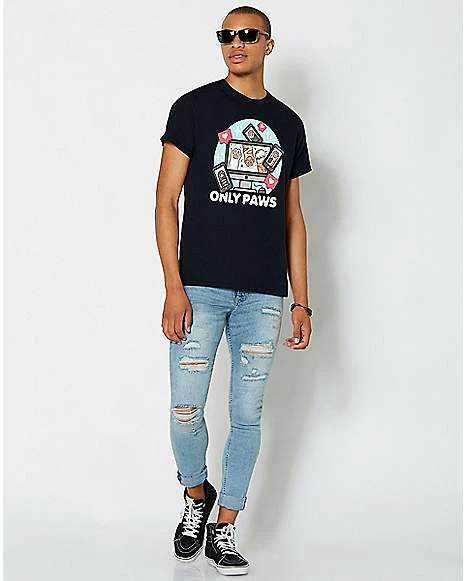 Budget ๐ Only Paws T ๐ Shirt - Kawaii Krypt ๐ 5 Budget ๐ Only Paws T ๐ Shirt - Kawaii Krypt ๐ - Image 3