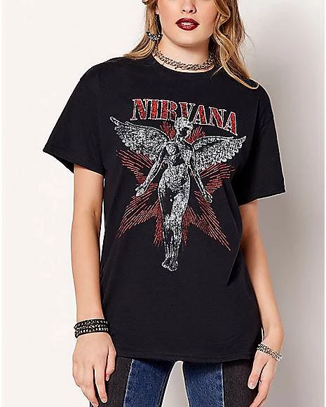 Cheapest 🥰 In Utero Album T 👕 Shirt - Nirvana 😀 3 Cheapest 🥰 In Utero Album T 👕 Shirt - Nirvana 😀