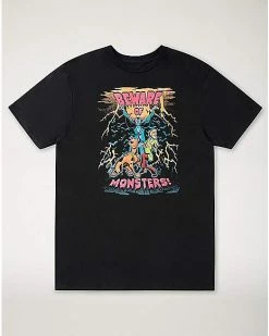 Coupon 🎉 Neon Beware of Monsters Scooby-Doo T 👕 Shirt 😉