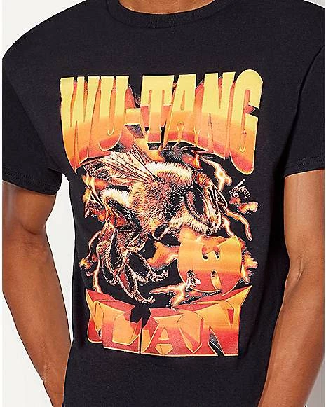 Best Sale 🥰 Bee Wu-Tang Clan T 👕 Shirt ✔️ 4 Best Sale 🥰 Bee Wu-Tang Clan T 👕 Shirt ✔️ - Image 2