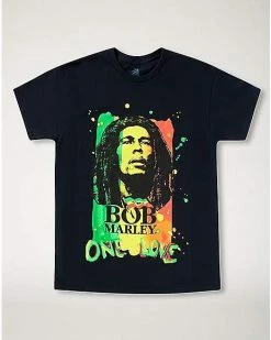 Hot Sale 😉 Paint One Love T 👚 Shirt - Bob Marley ⌛