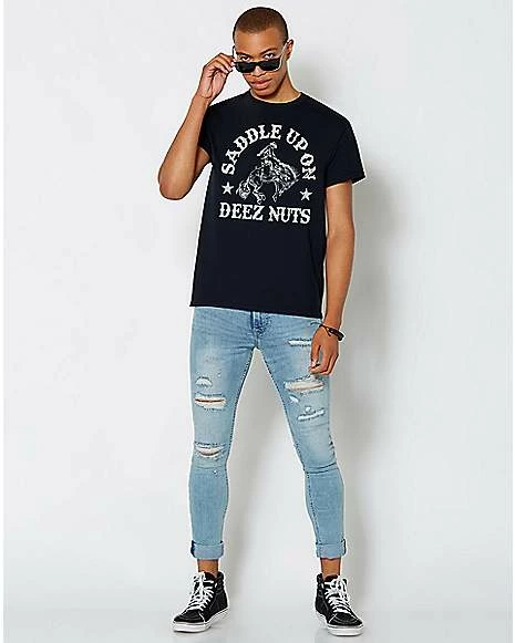 Outlet π Saddle Up on Deez Nuts T π Shirt π 5 Outlet π Saddle Up on Deez Nuts T π Shirt π - Image 3