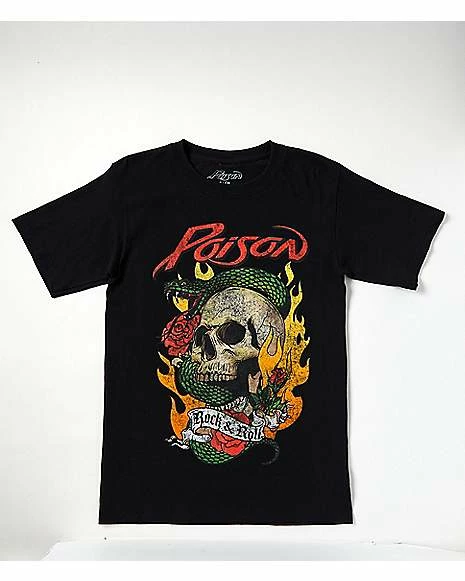 Brand new ⌛ Rock 'n' Roll Skull T 👕 Shirt - Poison 🛒 3 Brand new ⌛ Rock 'n' Roll Skull T 👕 Shirt - Poison 🛒