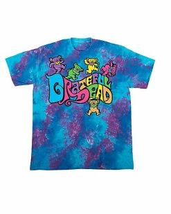 Best Sale 🌟 Tie Dye Dancing Bears T 👚 Shirt - Grateful Dead ✔️