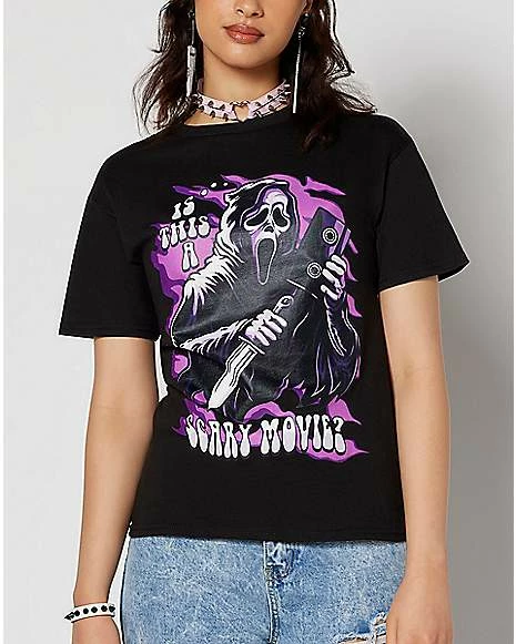 Deals 🛒 Scary Movies Ghost Face T 👕 Shirt 👏 3 Deals 🛒 Scary Movies Ghost Face T 👕 Shirt 👏