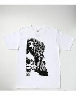 Outlet 👍 Black and White Corpse Bride T 👚 Shirt 😉