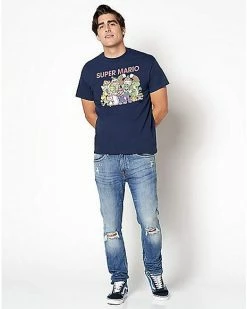 Flash Sale 🔔 Super Mario Characters Group T 👚 Shirt 😀 -EASY Come EASY GO-shop 03973443 c