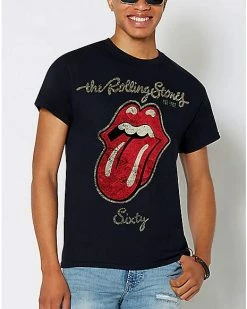 Promo 🧨 60th The Rolling Stones T 👚 Shirt 👏