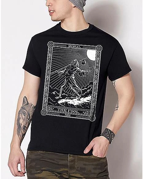 Buy ⭐ The Fool Tarot T 👚 Shirt - Burial 13 😍 3 Buy ⭐ The Fool Tarot T 👚 Shirt - Burial 13 😍