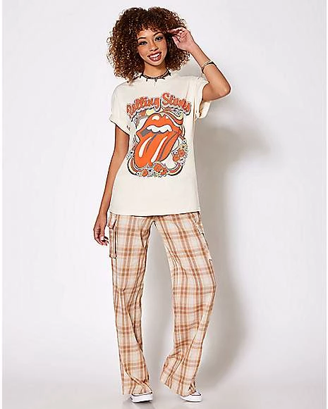 New 👍 Floral The Rolling Stones T 👚 Shirt 🥰 5 New 👍 Floral The Rolling Stones T 👚 Shirt 🥰 - Image 3