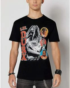 New 👍 3 Headed Lil Durk T 👕 Shirt 👍