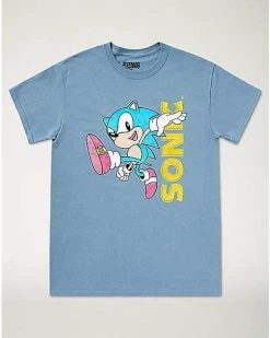 Best Pirce 😉 Kick Retro Sonic the Hedgehog T 👕 Shirt 😀