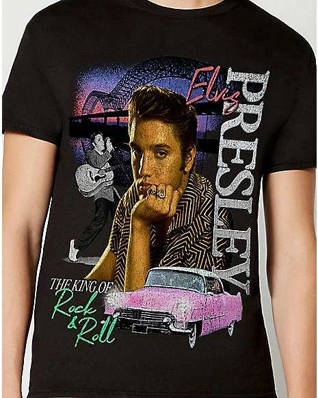 Discount 👍 King of Rock and Roll Elvis T 👚 Shirt 🎁 4 Discount 👍 King of Rock and Roll Elvis T 👚 Shirt 🎁 - Image 2