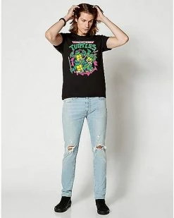 Discount 🛒 Teenage Mutant Ninja Turtles Classic Logo T 👕 Shirt 😉 -EASY Come EASY GO-shop 04104774 c