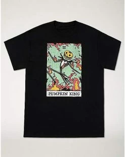 Best Pirce 👍 Pumpkin King Card Jack Skellington T 👕 Shirt - The Nightmare Before ❄ Christmas 🥰