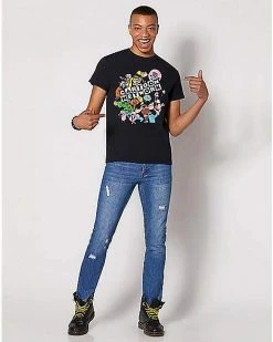 Wholesale 🤩 Black Group Cartoon Network T 👚 Shirt 🌟 -EASY Come EASY GO-shop 04110086 c