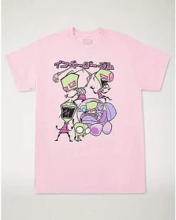 New ❤️ Pink Invader Zim T 👕 Shirt ❤️