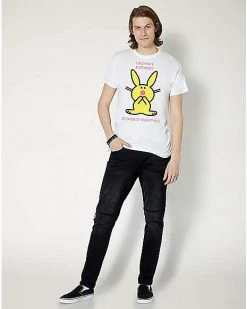 Best reviews of 😉 Because of Everything T 👚 Shirt - Happy Bunny 🧨 -EASY Come EASY GO-shop 04111969 c