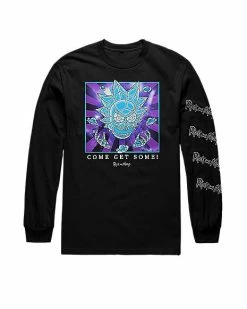 Best Sale ⌛ Long Sleeve Come Get Some T 👚 Shirt - Rick and Morty 🔔