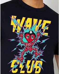 Best Pirce 😀 Heart Wave Club T 👚 Shirt ⭐ -EASY Come EASY GO-shop 04115580 b