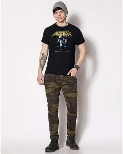 Wholesale 🎁 Among the Living T 👚 Shirt - Anthrax 🎉 8 Wholesale 🎁 Among the Living T 👚 Shirt - Anthrax 🎉 -EASY Come EASY GO-shop 04116166 c