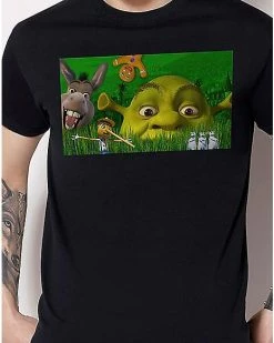 Cheap 👍 Donkey and Gingerbread Man Shrek T 👚 Shirt ⌛ -EASY Come EASY GO-shop 04118188 b