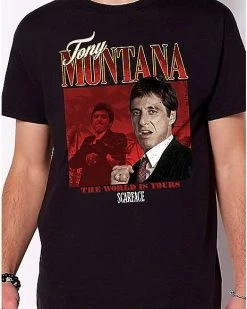 Alternative view of Best reviews of 🛒 Tony Montana T 👕 Shirt - Scarface 😀