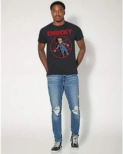 Wholesale 🎁 Chucky Pentagram T 👚 Shirt 🛒 -EASY Come EASY GO-shop 04121992 c