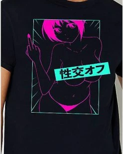 Alternative view of Best Sale 🤩 Middle Finger Hentai T 👚 Shirt 🎁