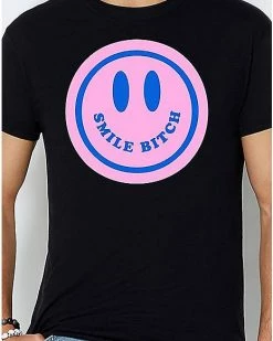 Flash Sale ✔️ Smile Bitch T 👕 Shirt 🎉 -EASY Come EASY GO-shop 04123832 f