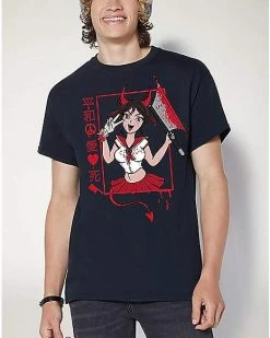 Cheapest 💯 Peace Love and Death T 👕 Shirt 🎁