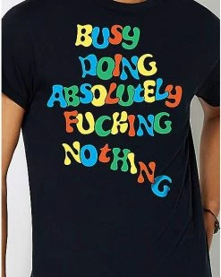 Best Sale ⭐ Busy Doing Nothing T 👕 Shirt 🔔 -EASY Come EASY GO-shop 04124236 b
