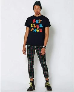 Hot Sale ⌛ Hey Fuck Face T 👚 Shirt 😍 -EASY Come EASY GO-shop 04124277 c